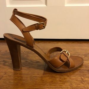 Ralph Lauren Collection Brown Strappy Heels